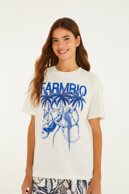 T-Shirt mediana Cuerdas y pájaros