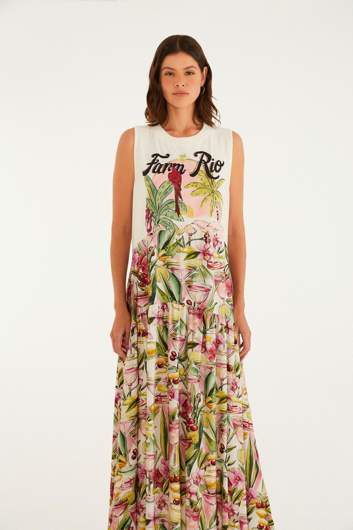 Vestido Midi Tropical Portal