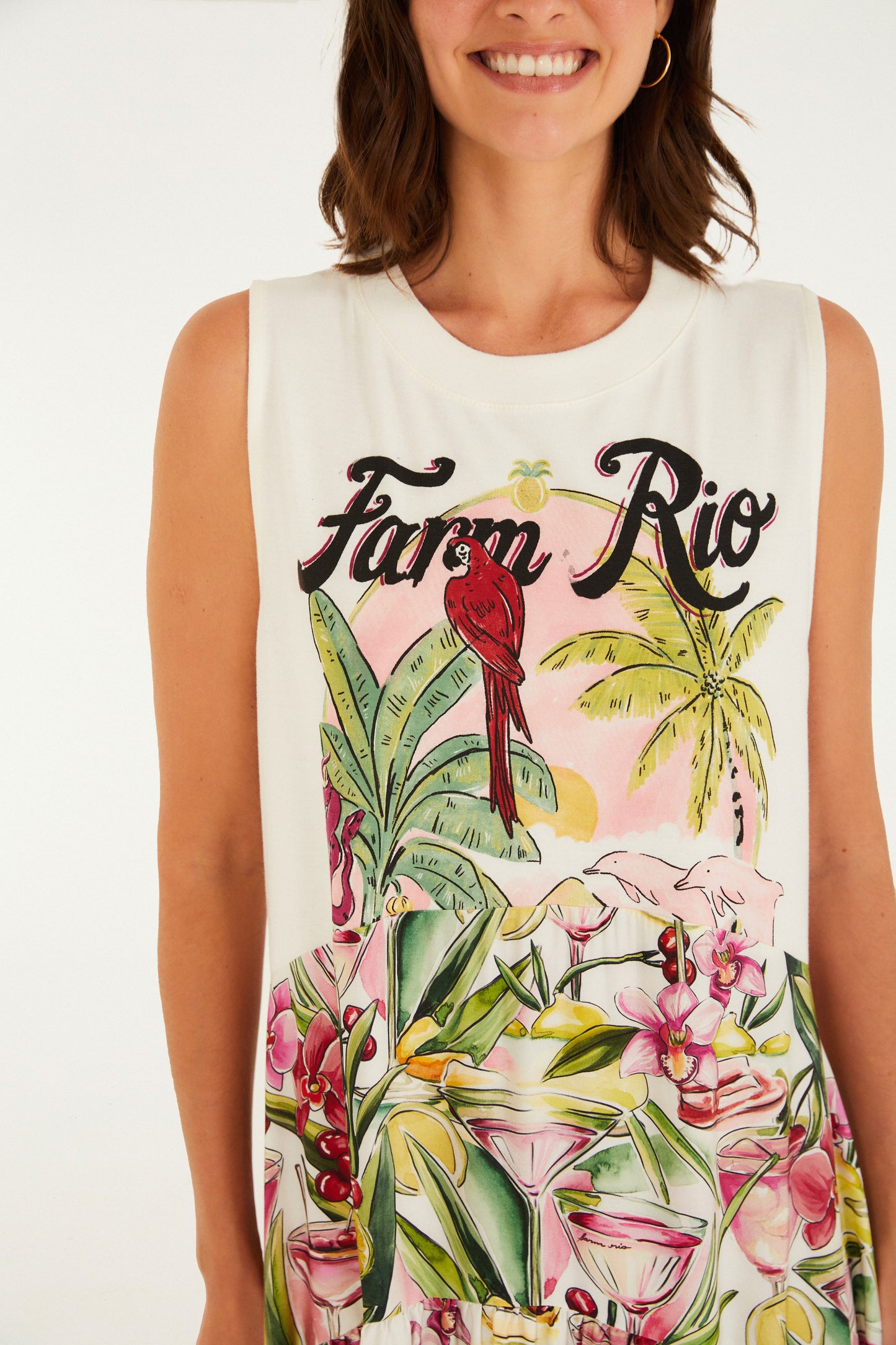 Vestido Midi Tropical Portal