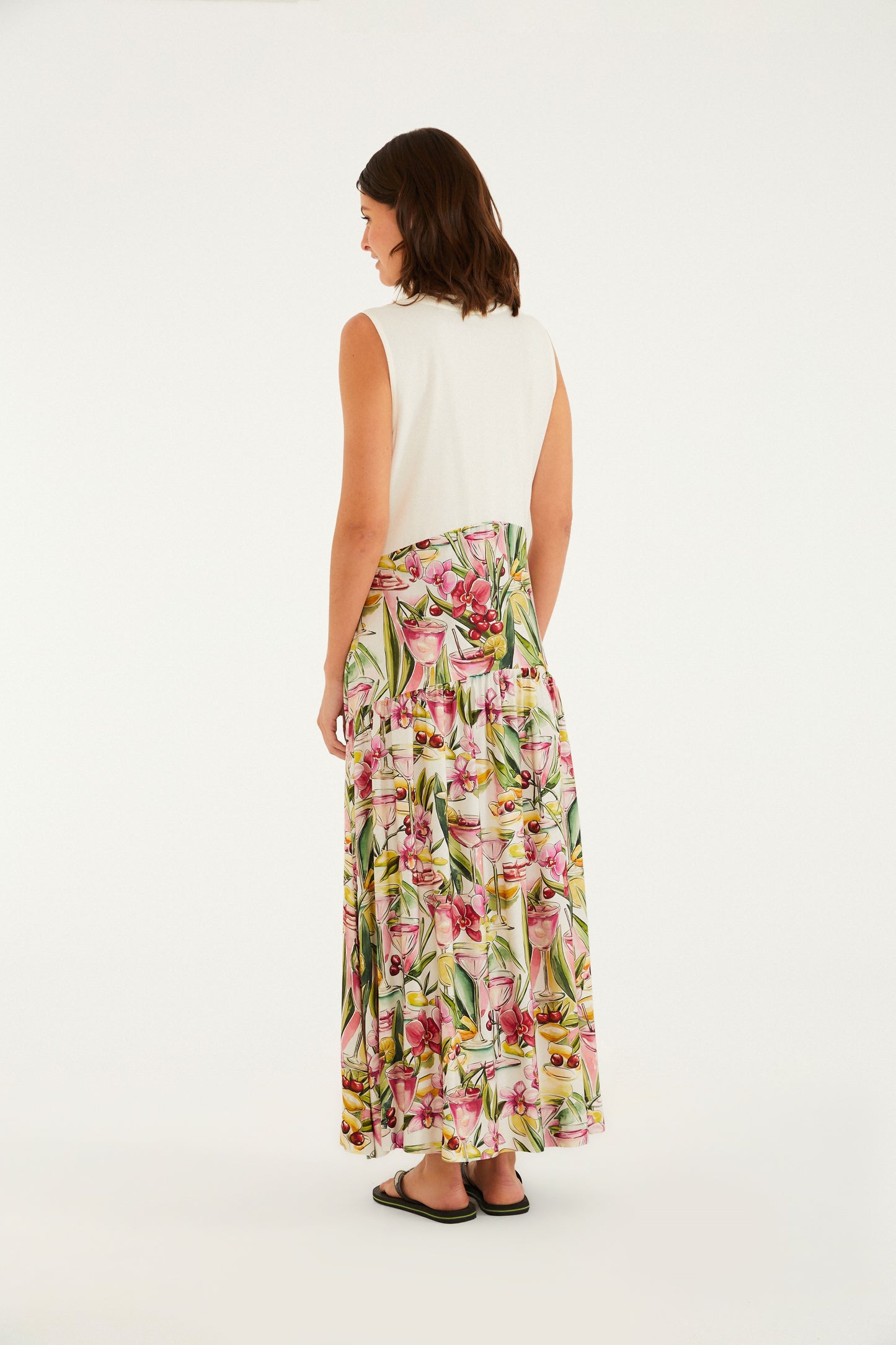 Vestido Midi Tropical Portal