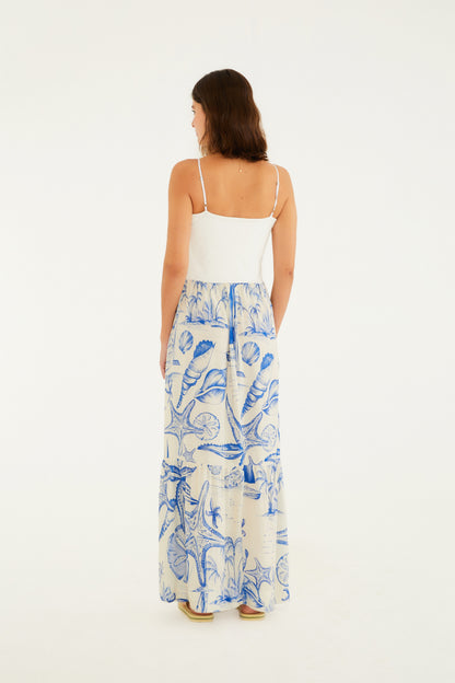 Vestido Midi cuerdas y pájaros de Farm Rio