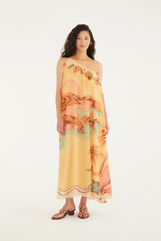 Vestido un hombro Souvenir