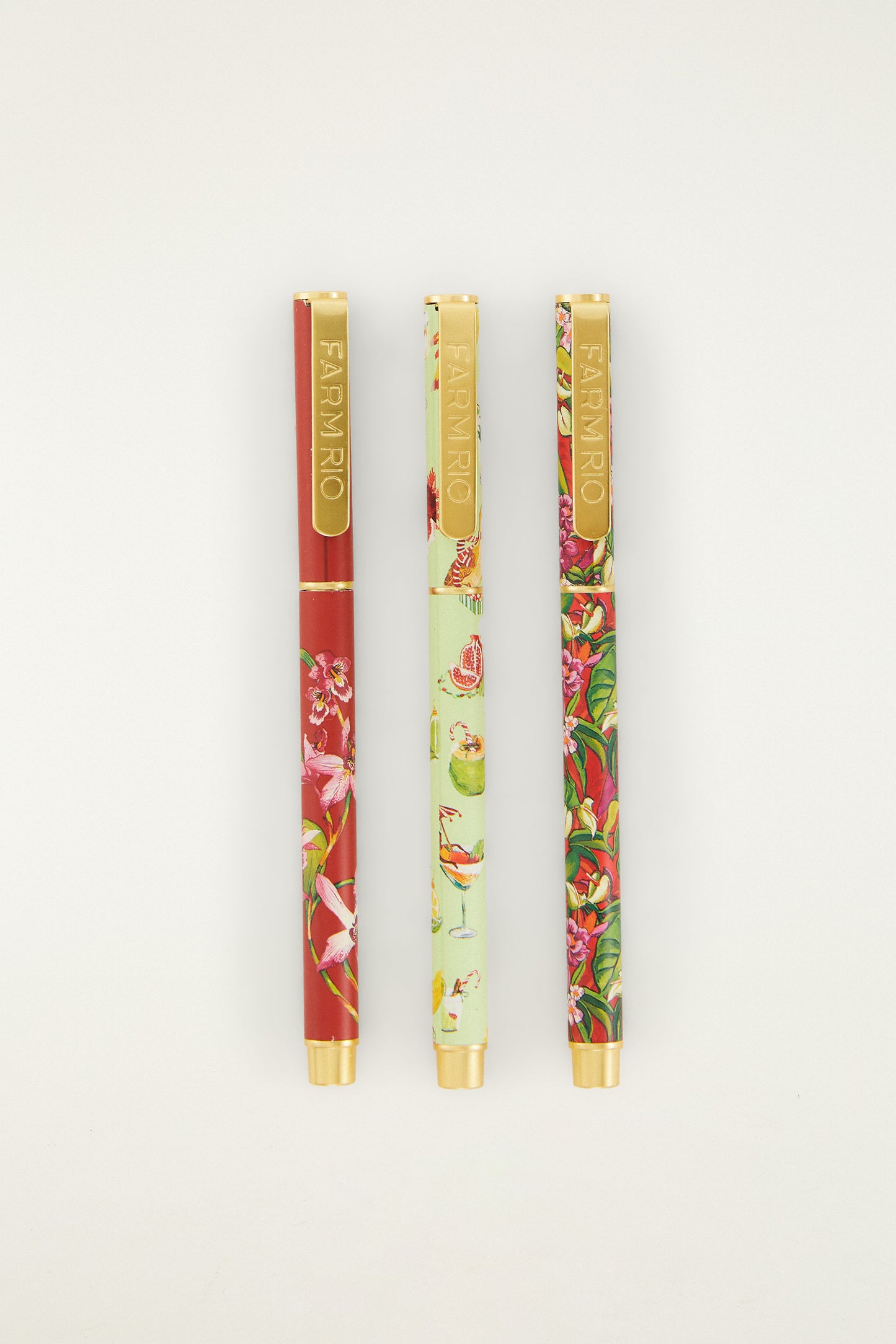 Kit de Bolígrafos Anota Aí Floral Orquídea