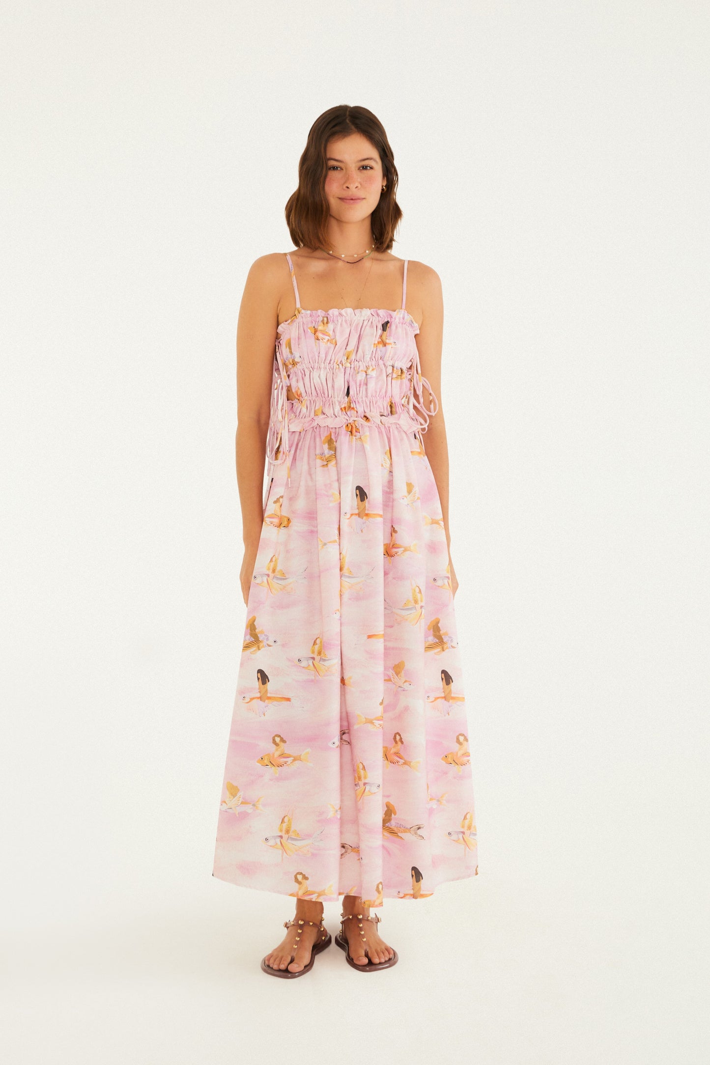 Vestido Estampado pez volador