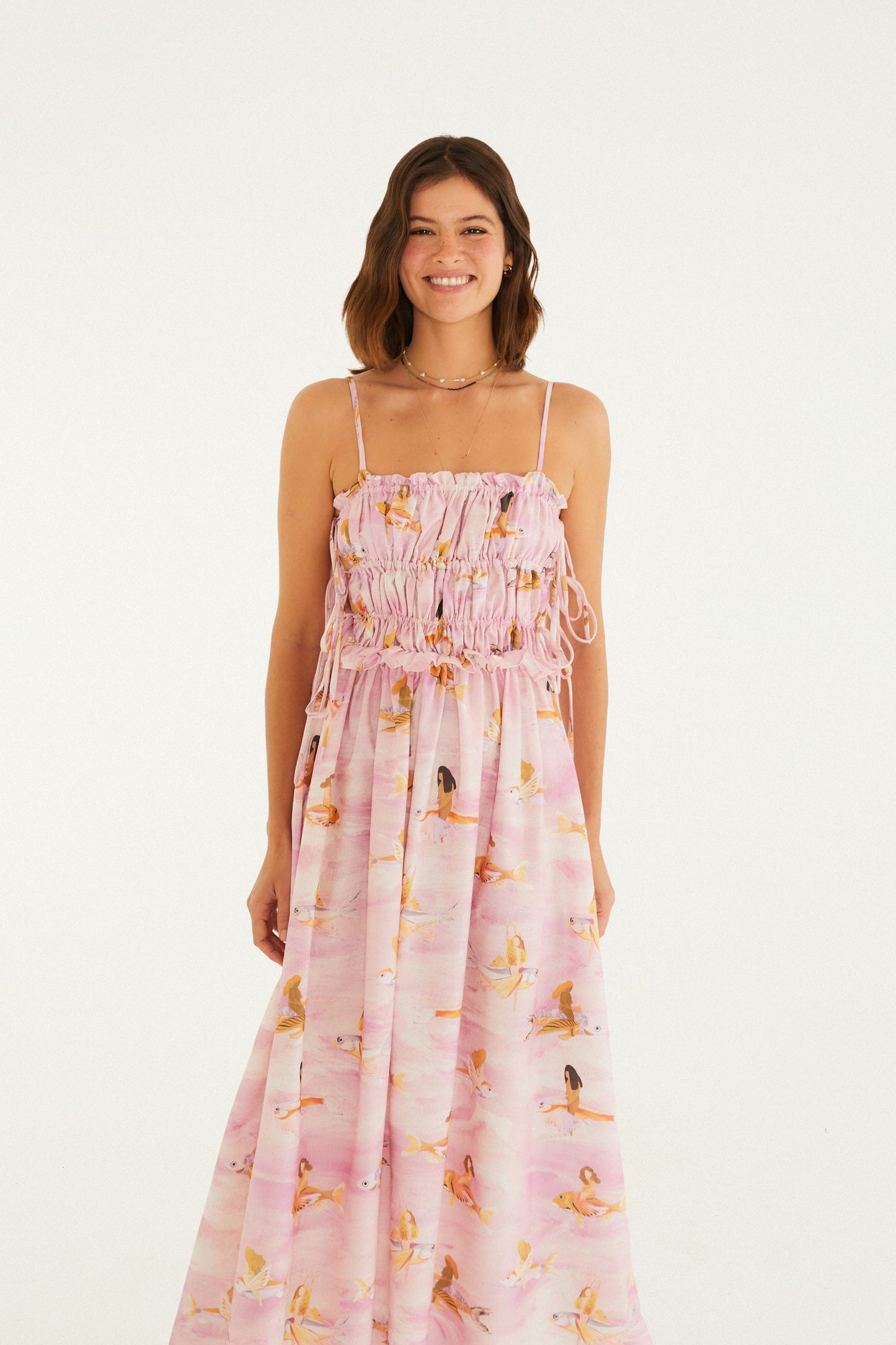 Vestido Estampado pez volador