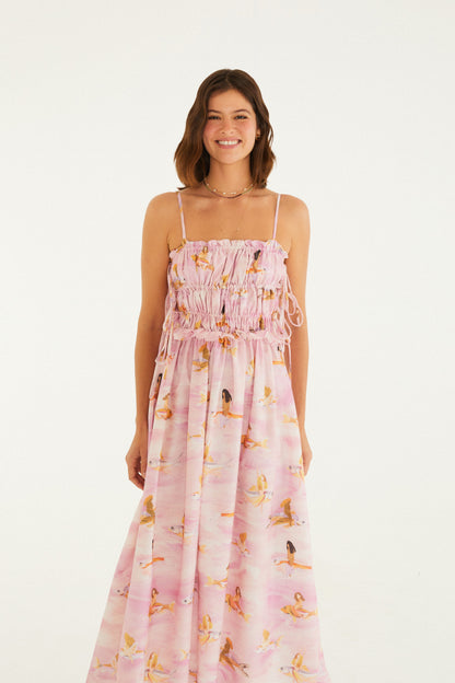 Vestido Estampado pez volador