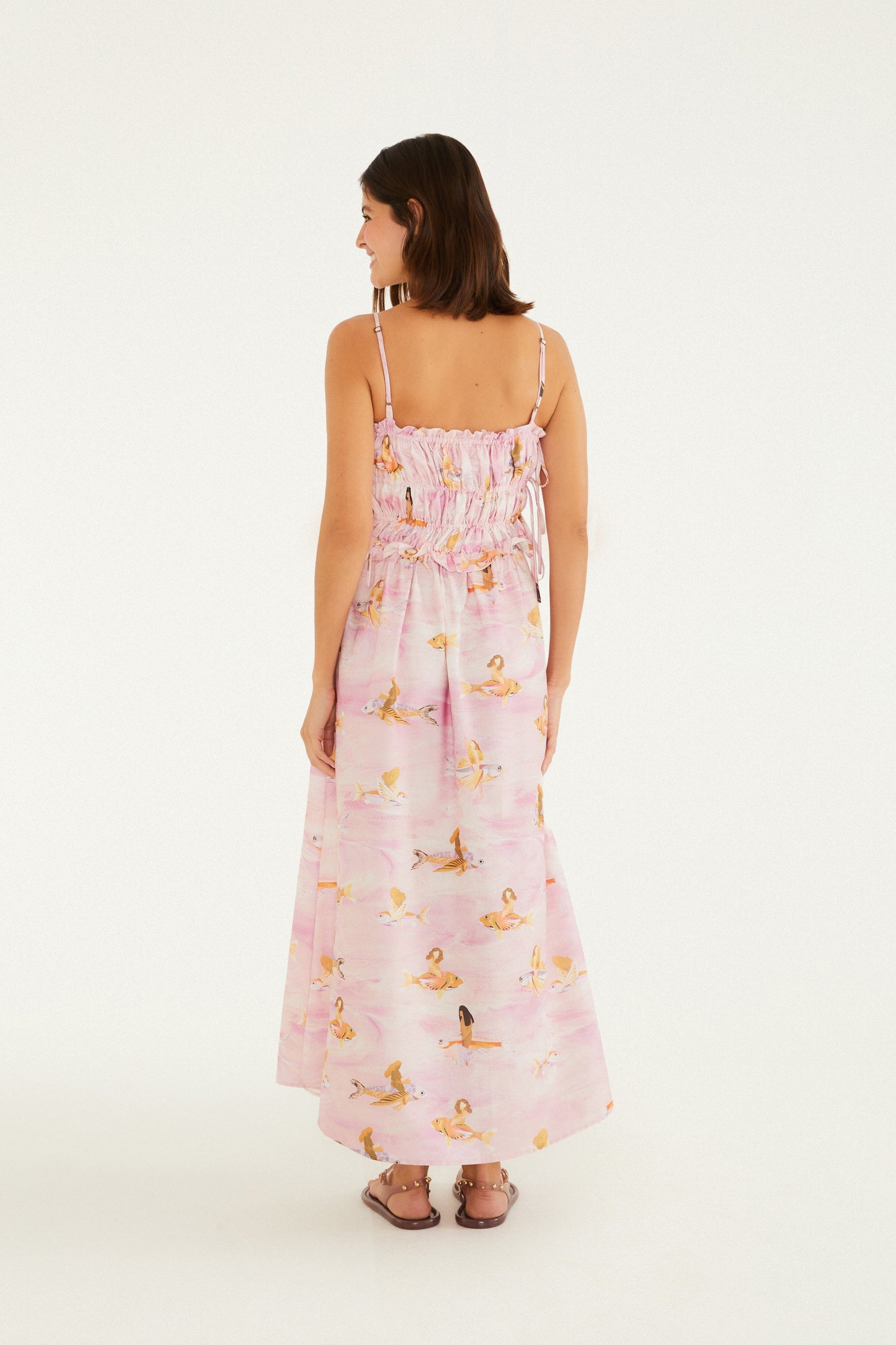 Vestido Estampado pez volador