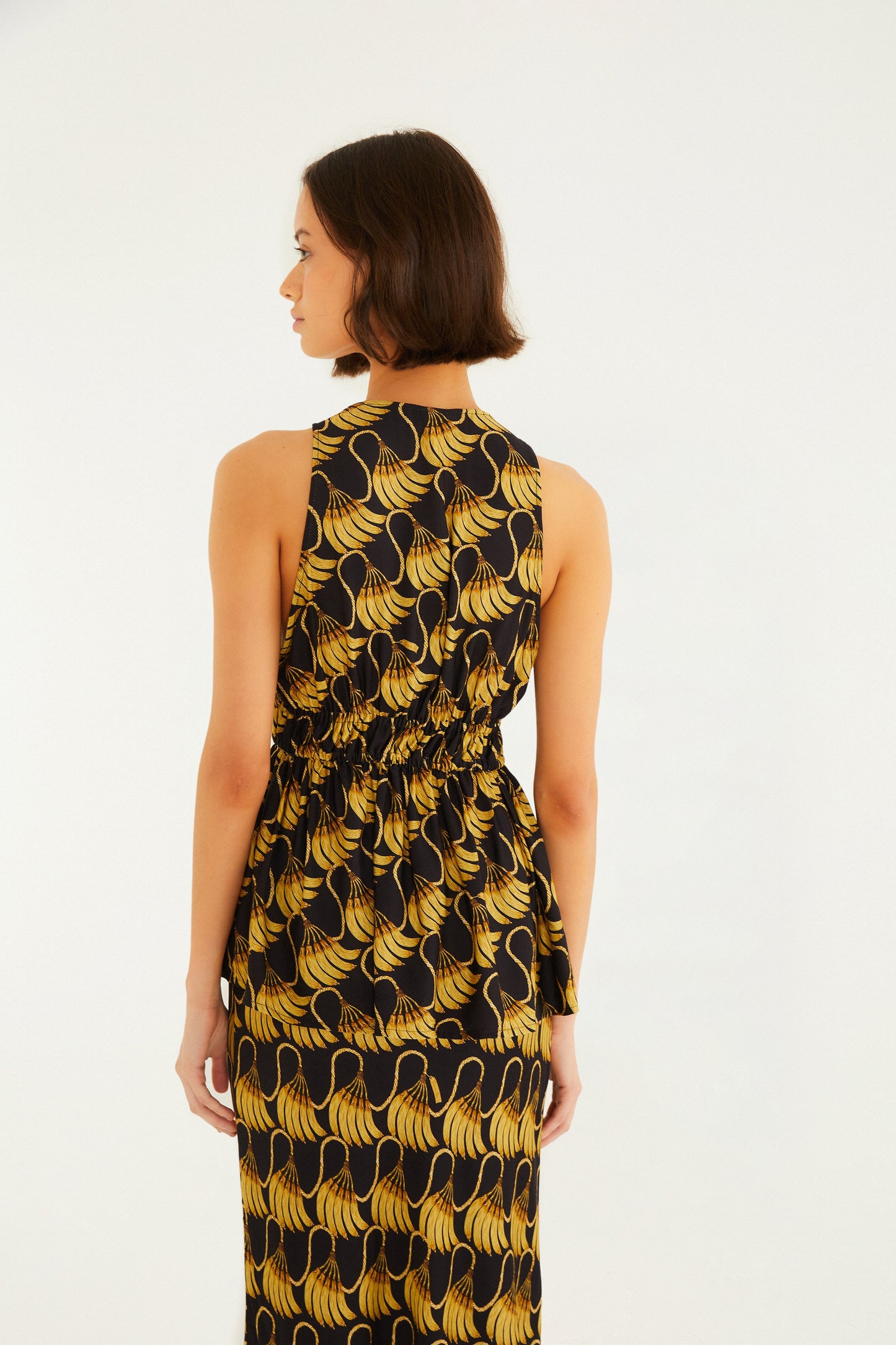 Blusa Estampada Banana Tassel Mini