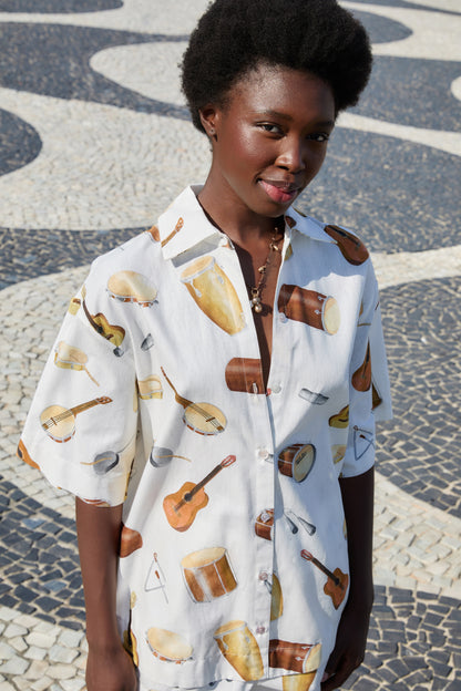 Camisa Estampada Som Do Rio