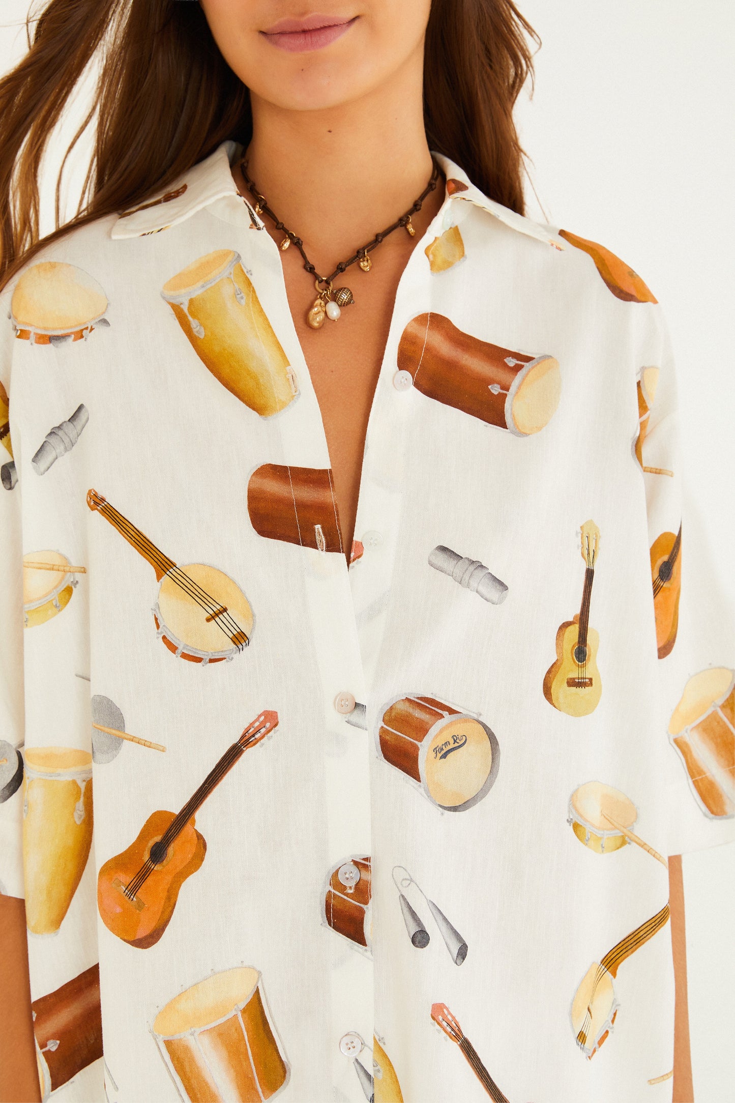 Camisa Estampada Som Do Rio