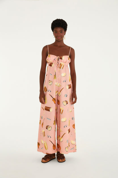 Jumpsuit Estampado Som Do Rio