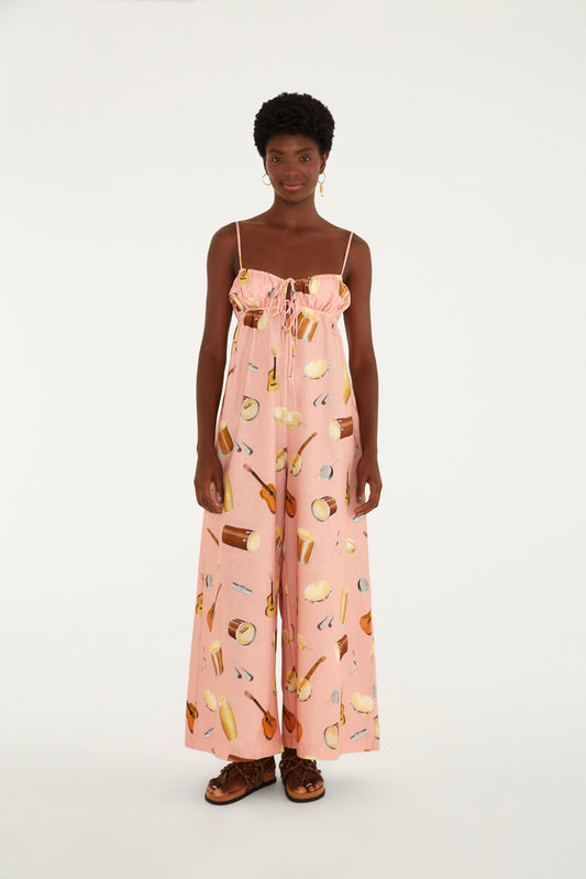 Jumpsuit Estampado Som Do Rio