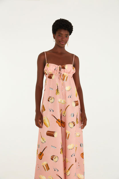 Jumpsuit Estampado Som Do Rio