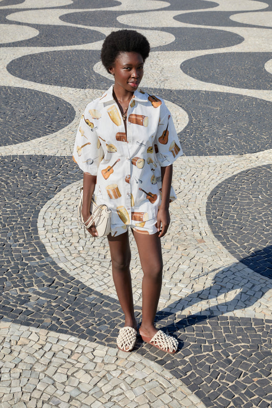 Shorts Estampado Som Do Rio