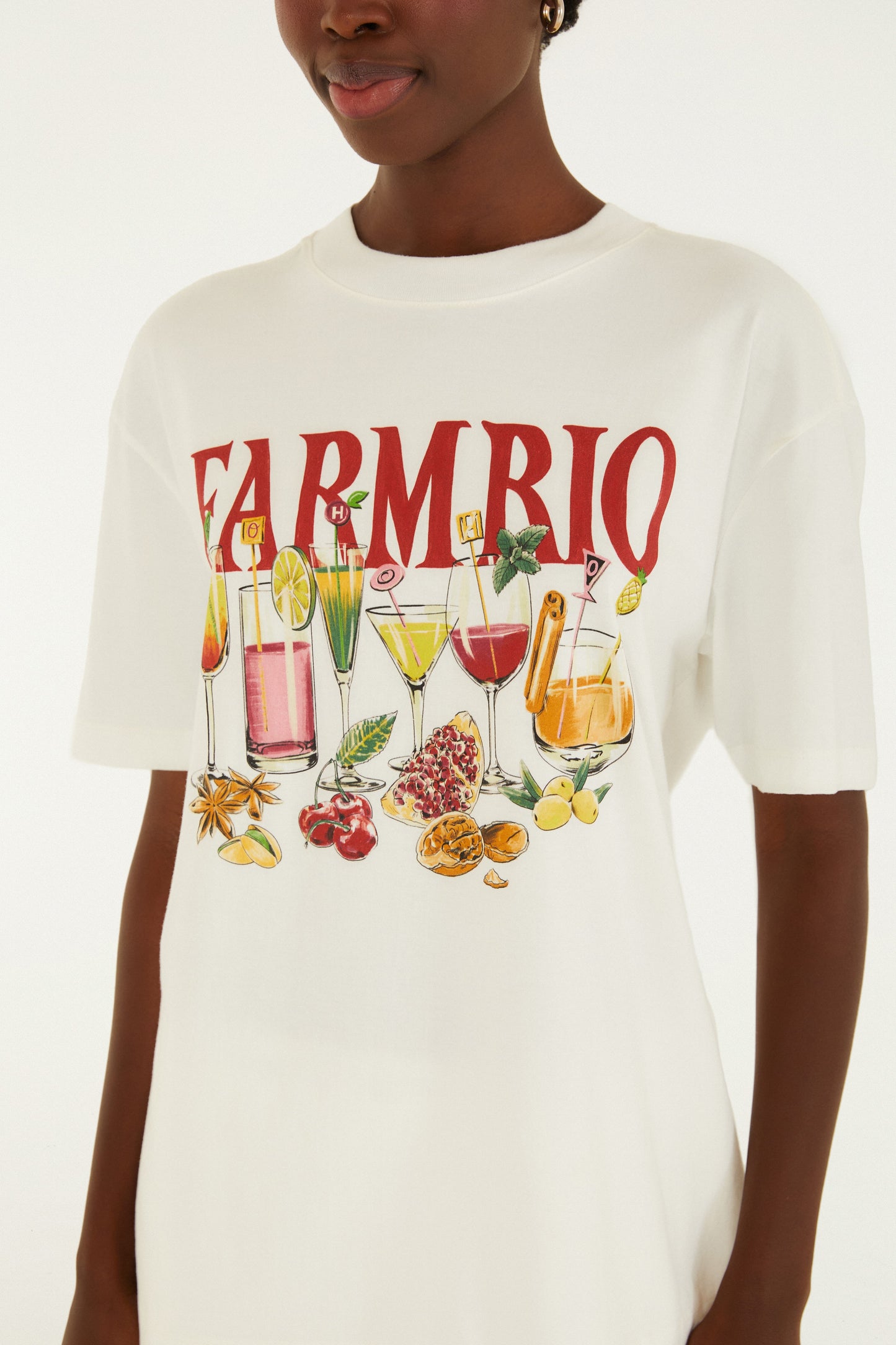T-Shirt Drinks Farm Rio Off White