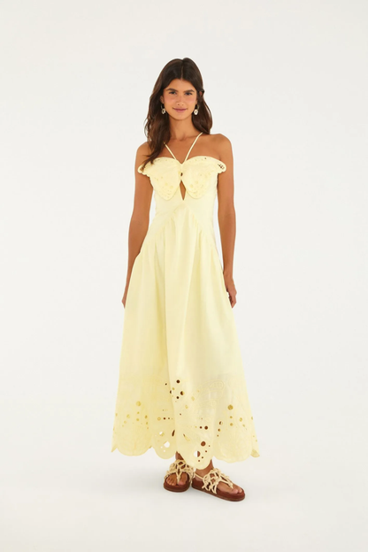 Vestido Richelieu Asa De Borboleta