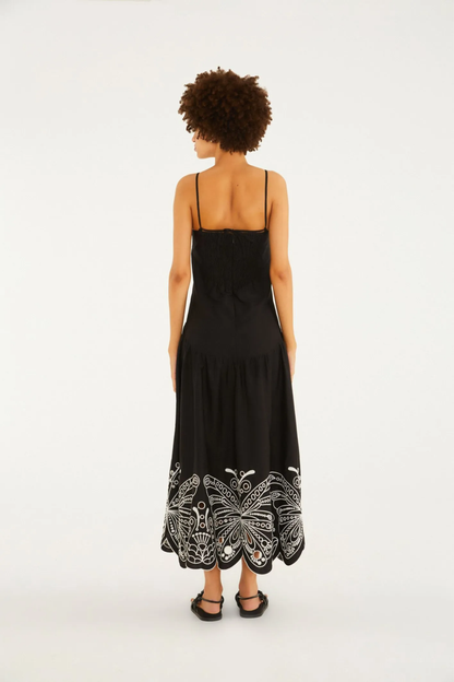 Vestido Richelieu Asa De Borboleta