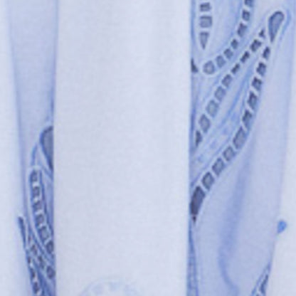 Vestido Barrado De Richelieu Aquaflora