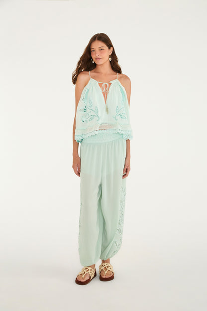Pantalón Aladim Richelieu Tulipas
