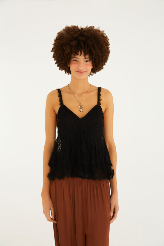 Blusa Nesgas Rendada