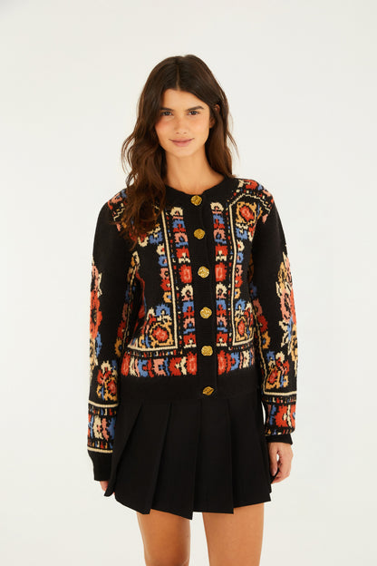 Cardigan Curto Tricot Antuerpia