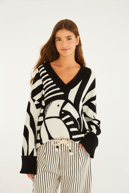 Cardigan Pull Tricot Tuca Legal