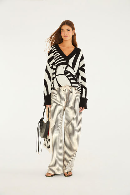 Cardigan Pull Tricot Tuca Legal