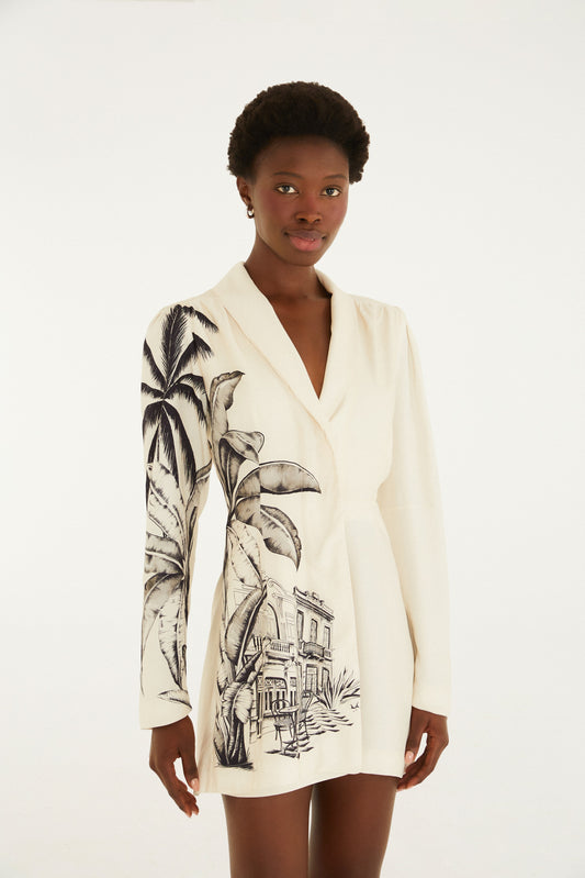 Jumpsuit Blazer Estampado Vila Teresa
