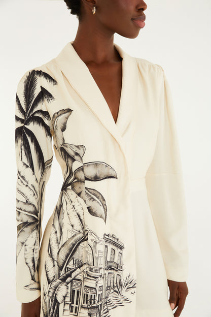 Jumpsuit Blazer Estampado Vila Teresa