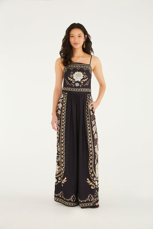 Jumpsuit Pantalona Estampado Daniela