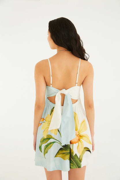 Vestido Corto Estampado Floral Samanta