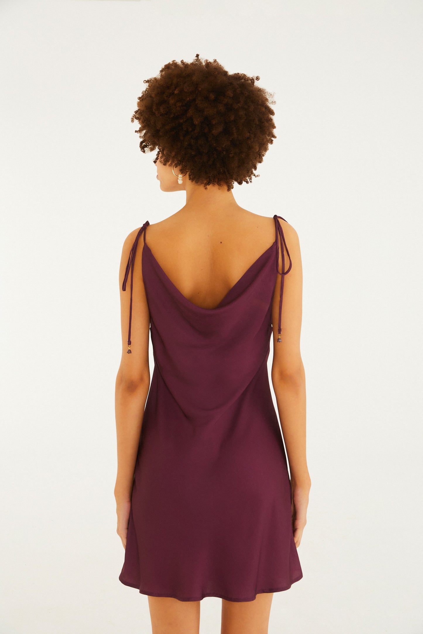 Vestido Corto Estampado Papoula