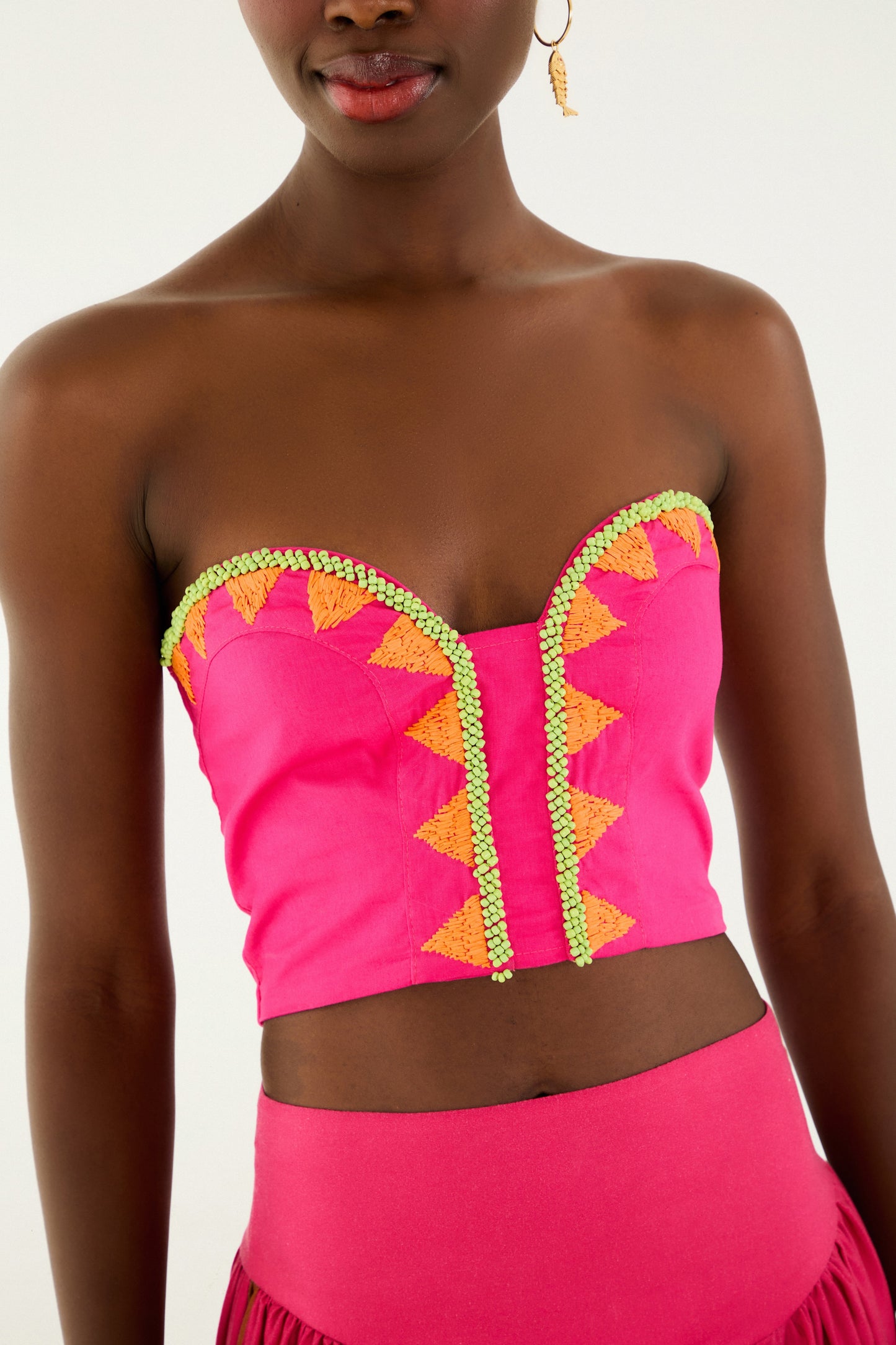Top con Flecos Flor de Aire