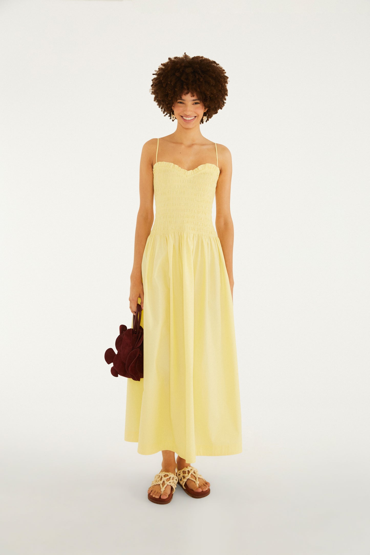 Vestido Lastex Alcinhas