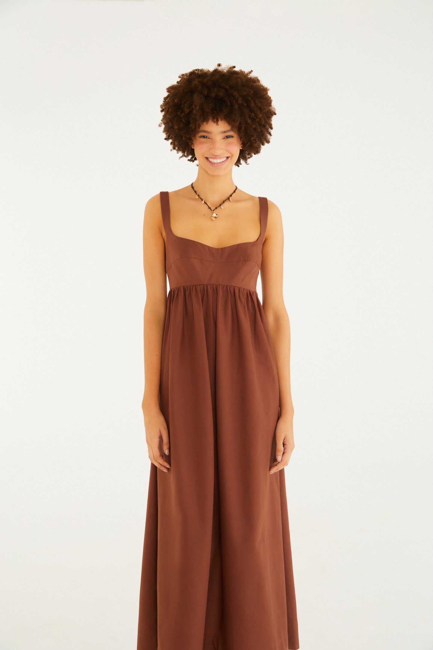 Vestido Largo Alças