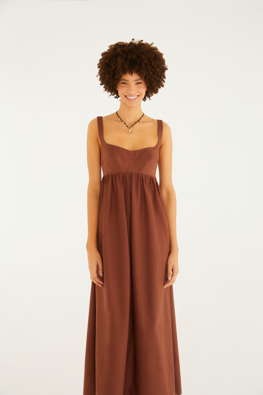 Vestido Largo Alças