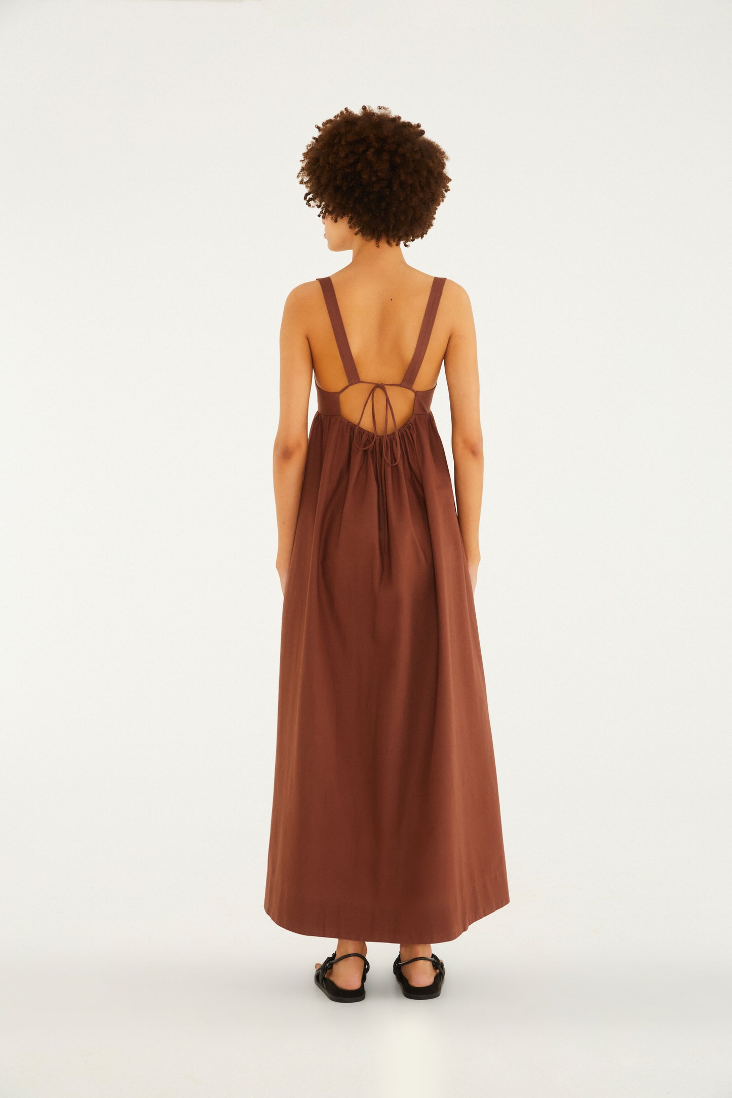 Vestido Largo Alças