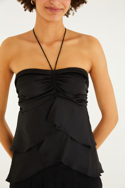 Blusa Babados Cetim