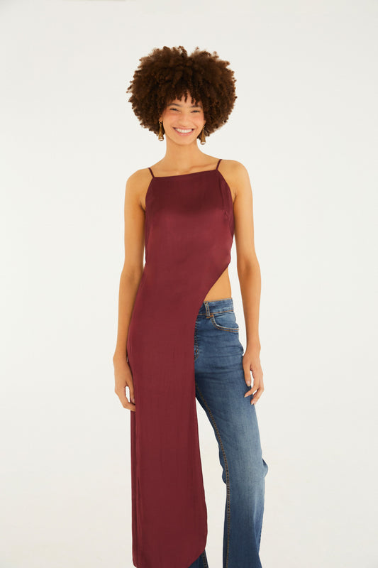 Blusa Ponta Cetim