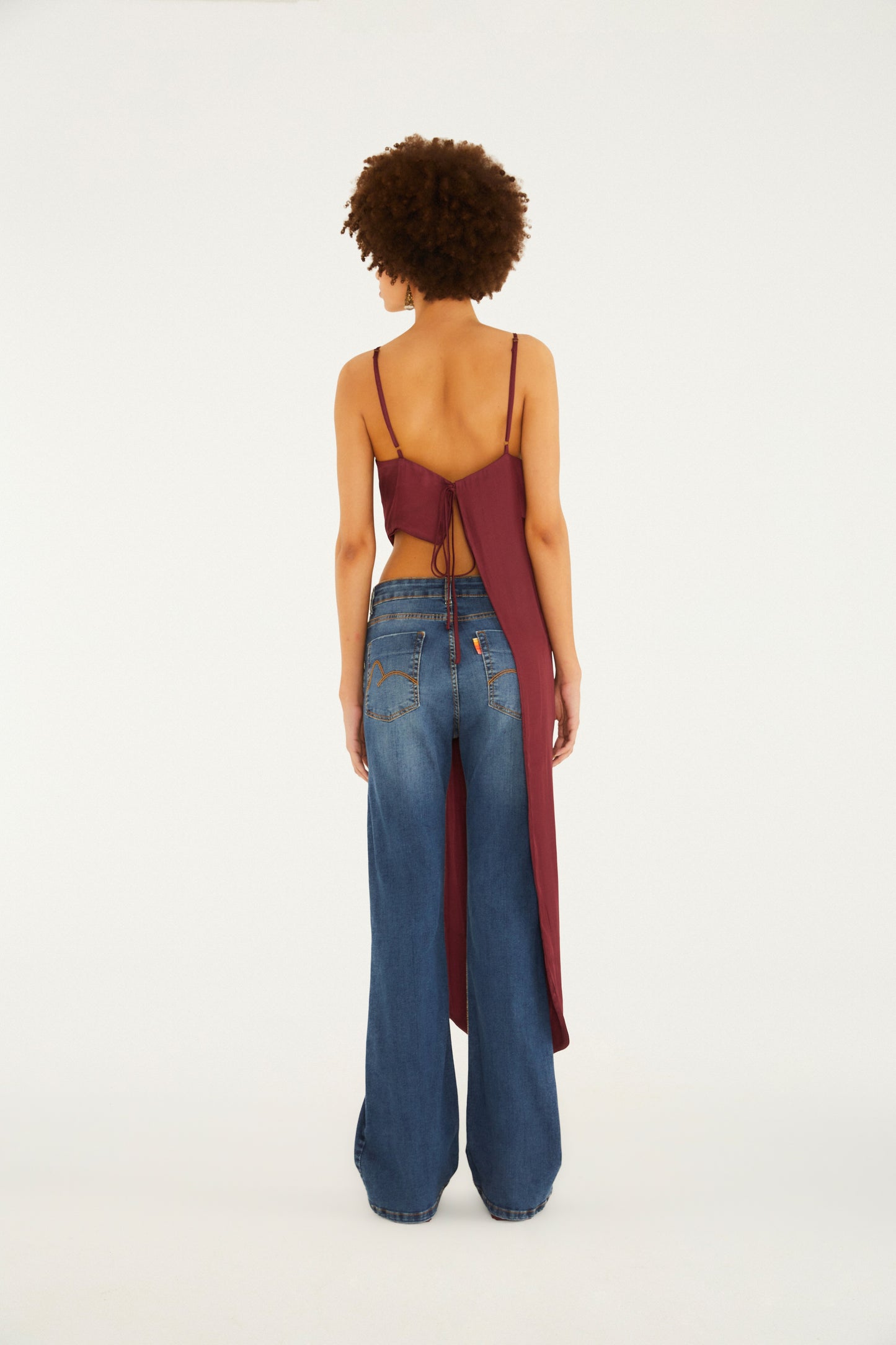 Blusa Ponta Cetim