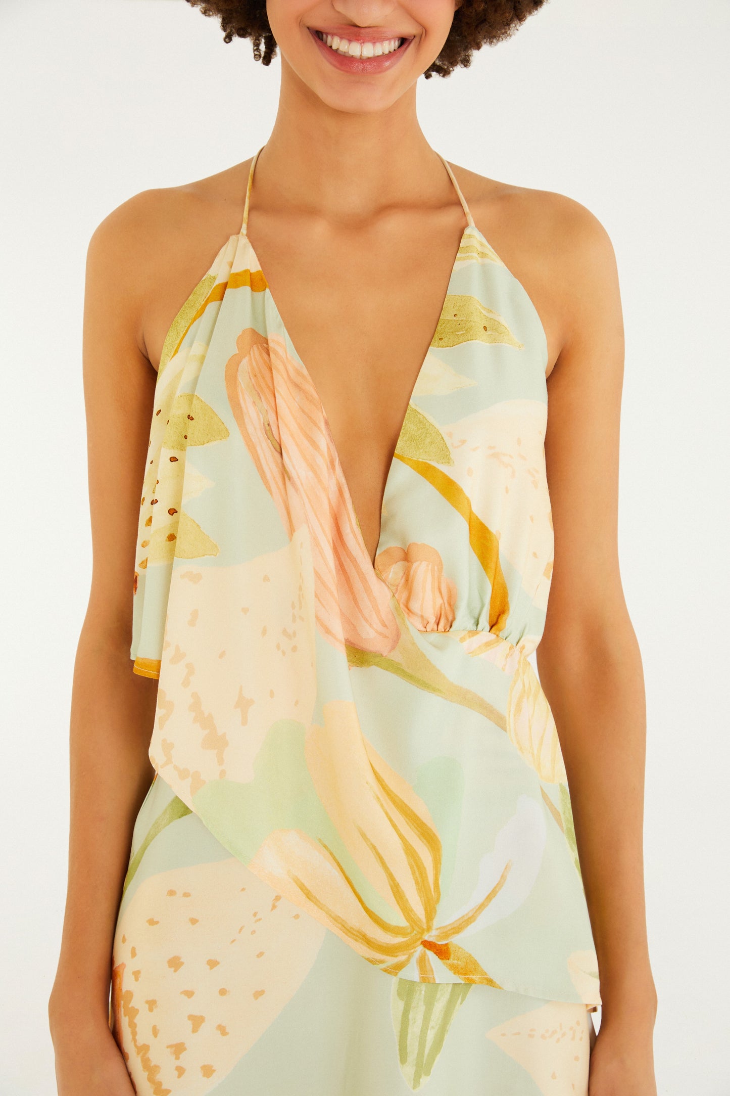 Vestido Corto Estampado Florie