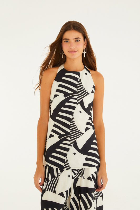Blusa Estampada Tuca Legal