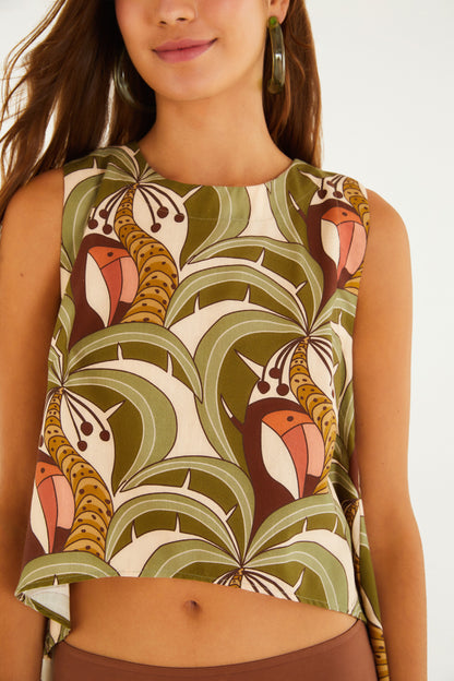 Blusa Estampada Bananada De Tucano