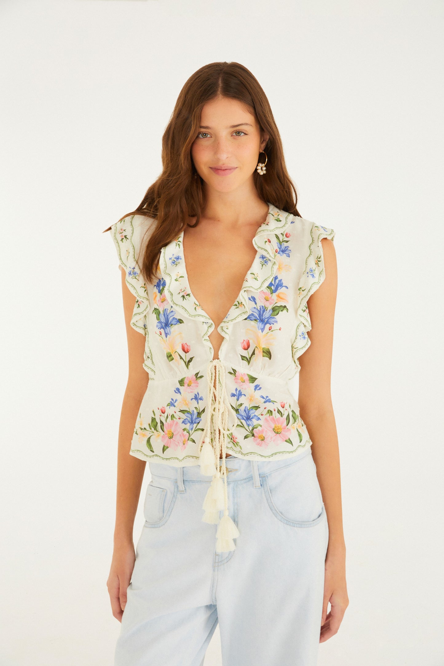 Blusa Estampada Aquaflora