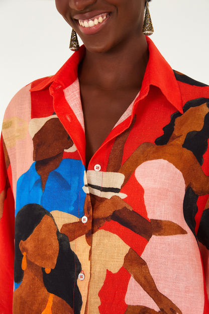 Camisa Estampada Samba No Pé