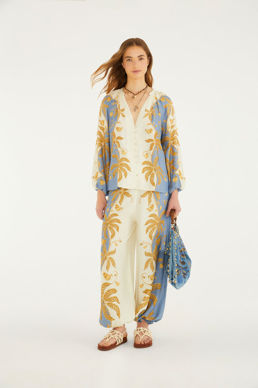 Blusa Estampada Ourinho Tropical
