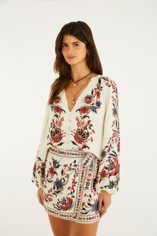 Falda Pantalón Estampado Bohoflor