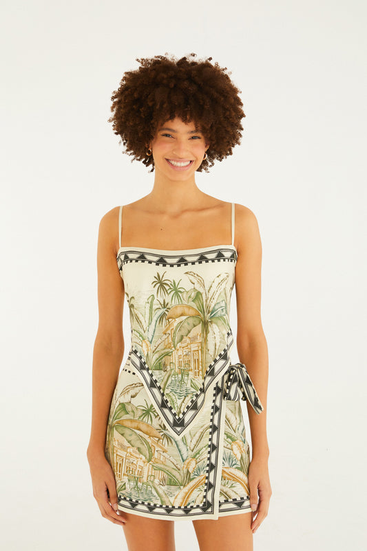 Top Estampado Teresa Lenço