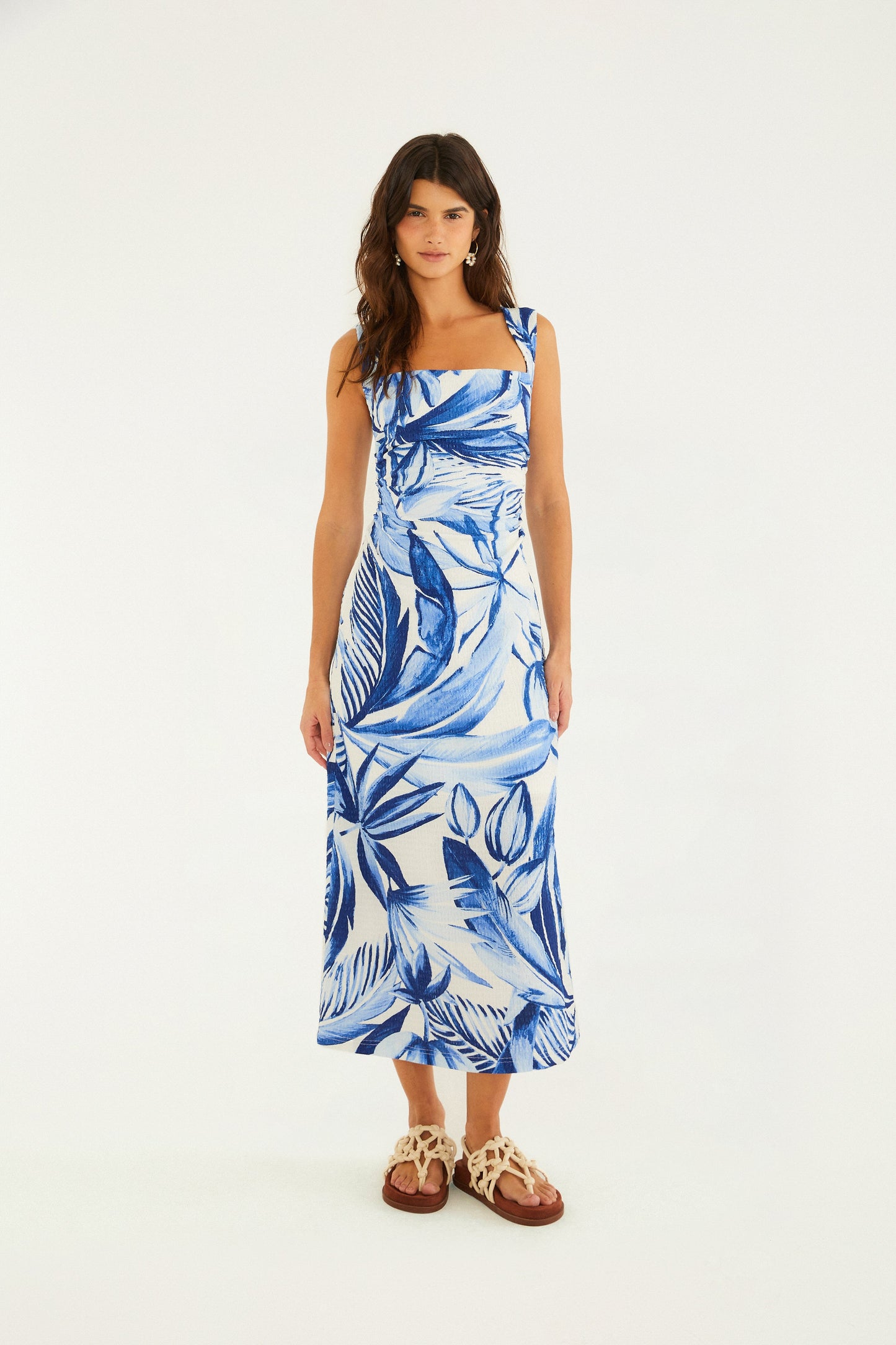 Vestido Midi Estampado Bananarte Importado
