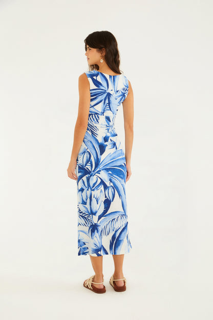 Vestido Midi Estampado Bananarte Importado